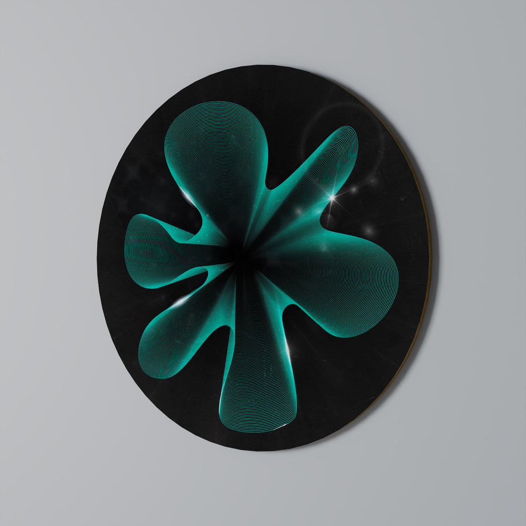 ELECTRIC ILLUSION Quadro Redondo Decorativo