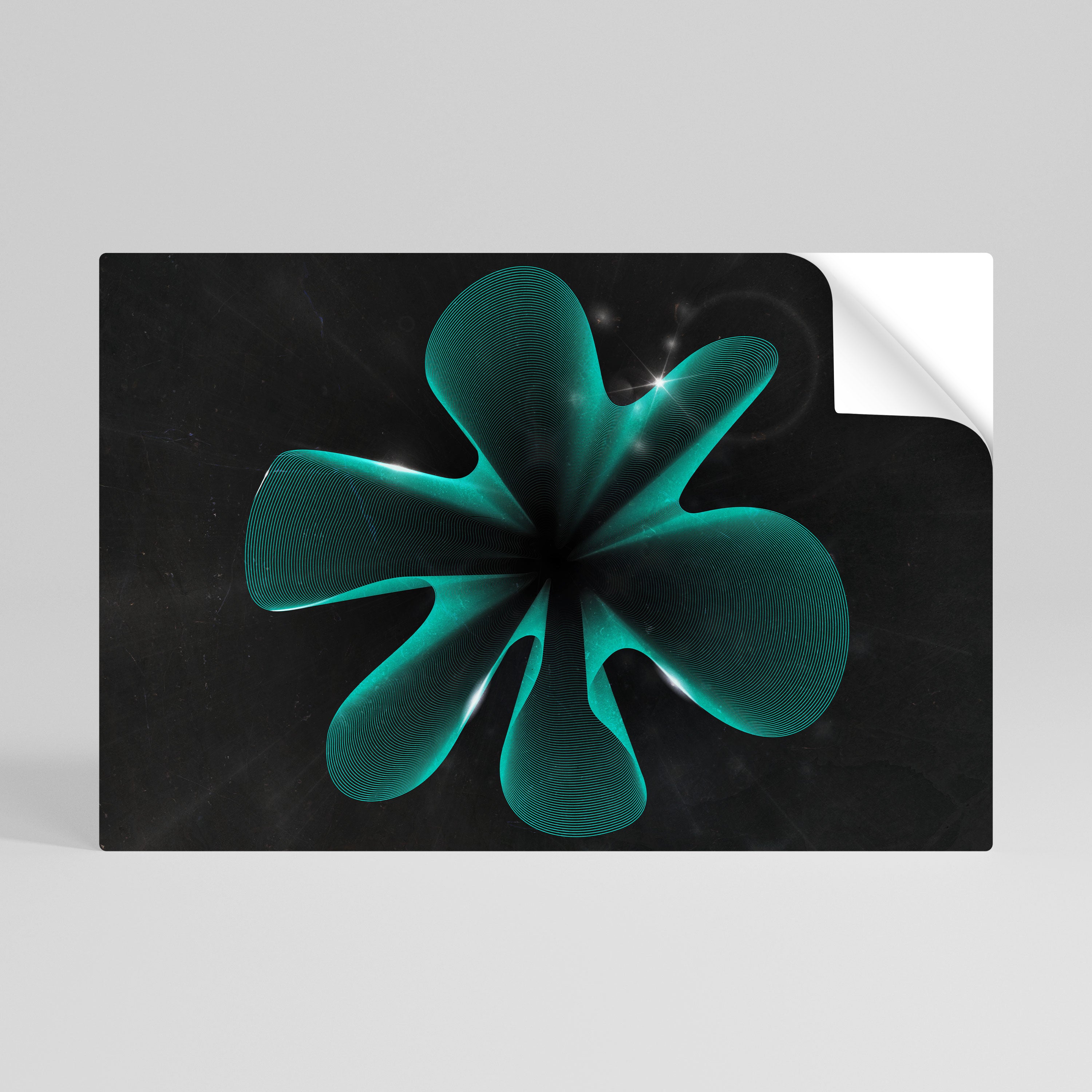 ELECTRIC ILLUSION Póster Autocolante Horizontal