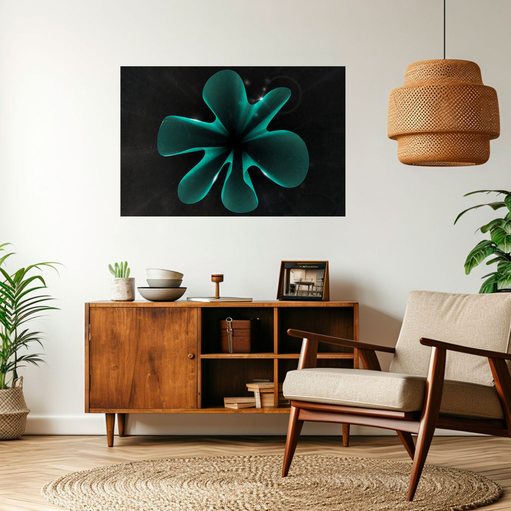 ELECTRIC ILLUSION Peel and Stick Horizontal Poster