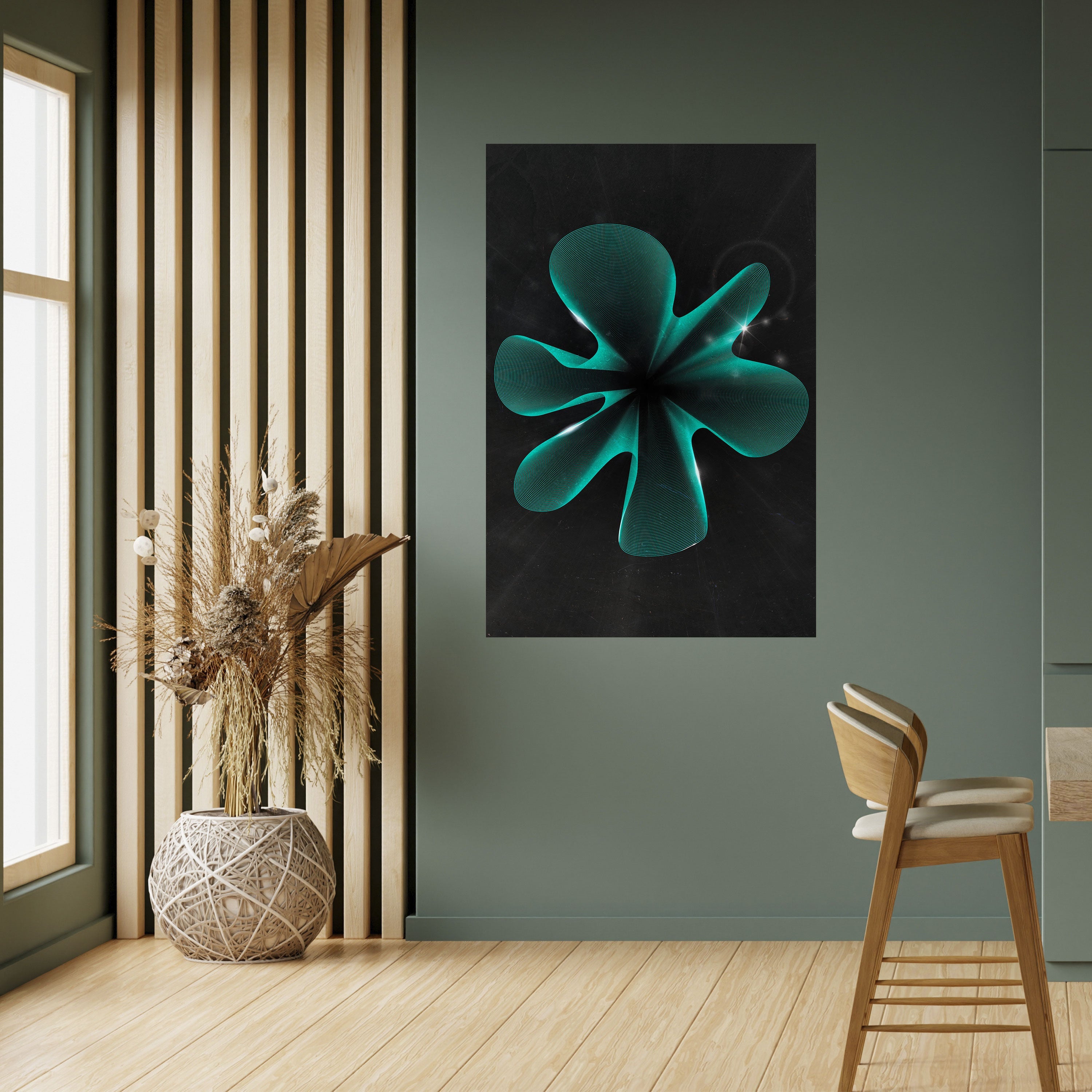 ELECTRIC ILLUSION Poster Vertical Autocolante