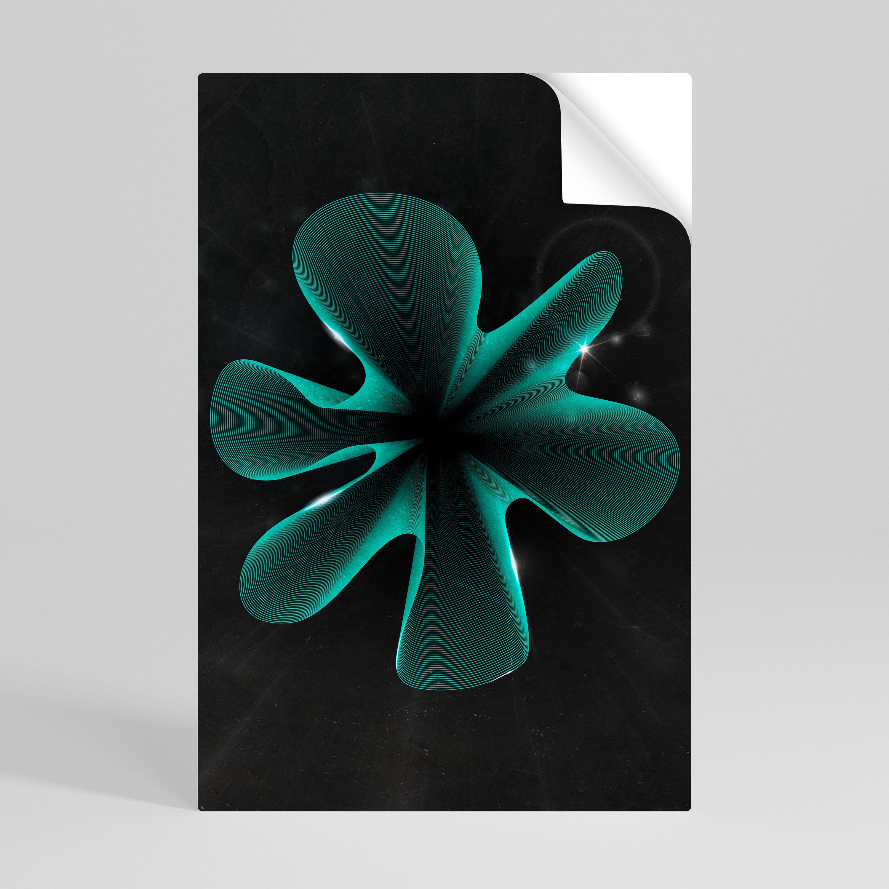 ELECTRIC ILLUSION Peel and Stick Vertical Poster