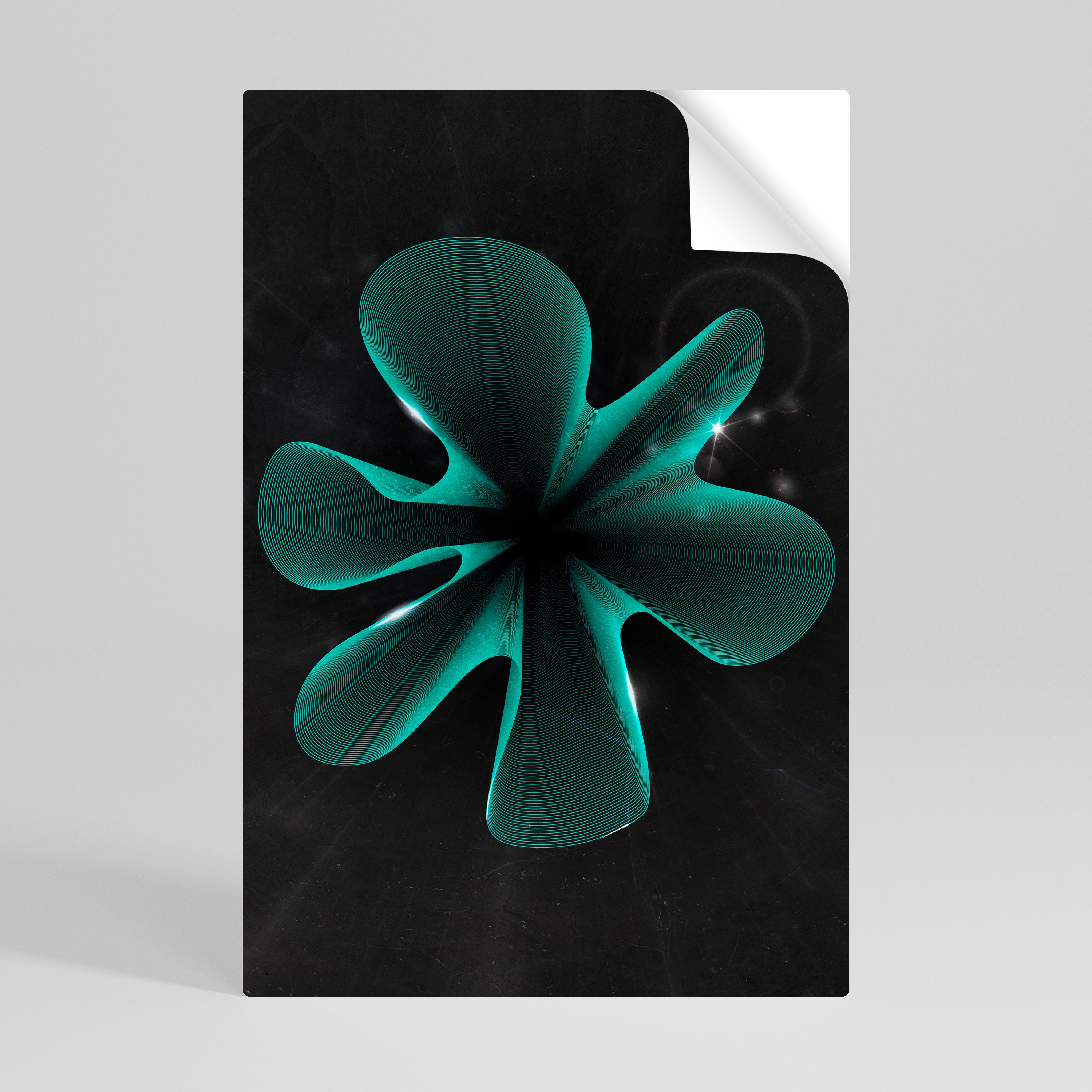 ELECTRIC ILLUSION Póster Autocolante Vertical