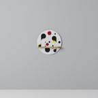 DOT-TO-DOT LULLABY Prateleira Redonda Decorativa em Efeito Carvalho