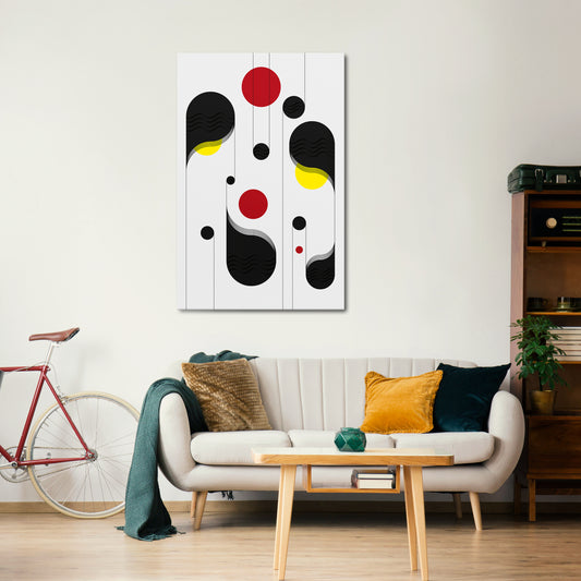 DOT-TO-DOT LULLABY Quadro em tela vertical