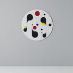 DOT-TO-DOT LULLABY Quadro Redondo Decorativo