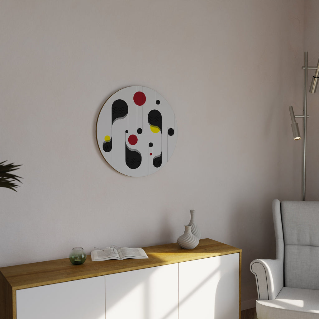 DOT-TO-DOT LULLABY Quadro Redondo Decorativo