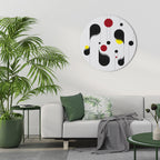DOT-TO-DOT LULLABY Quadro Redondo Decorativo