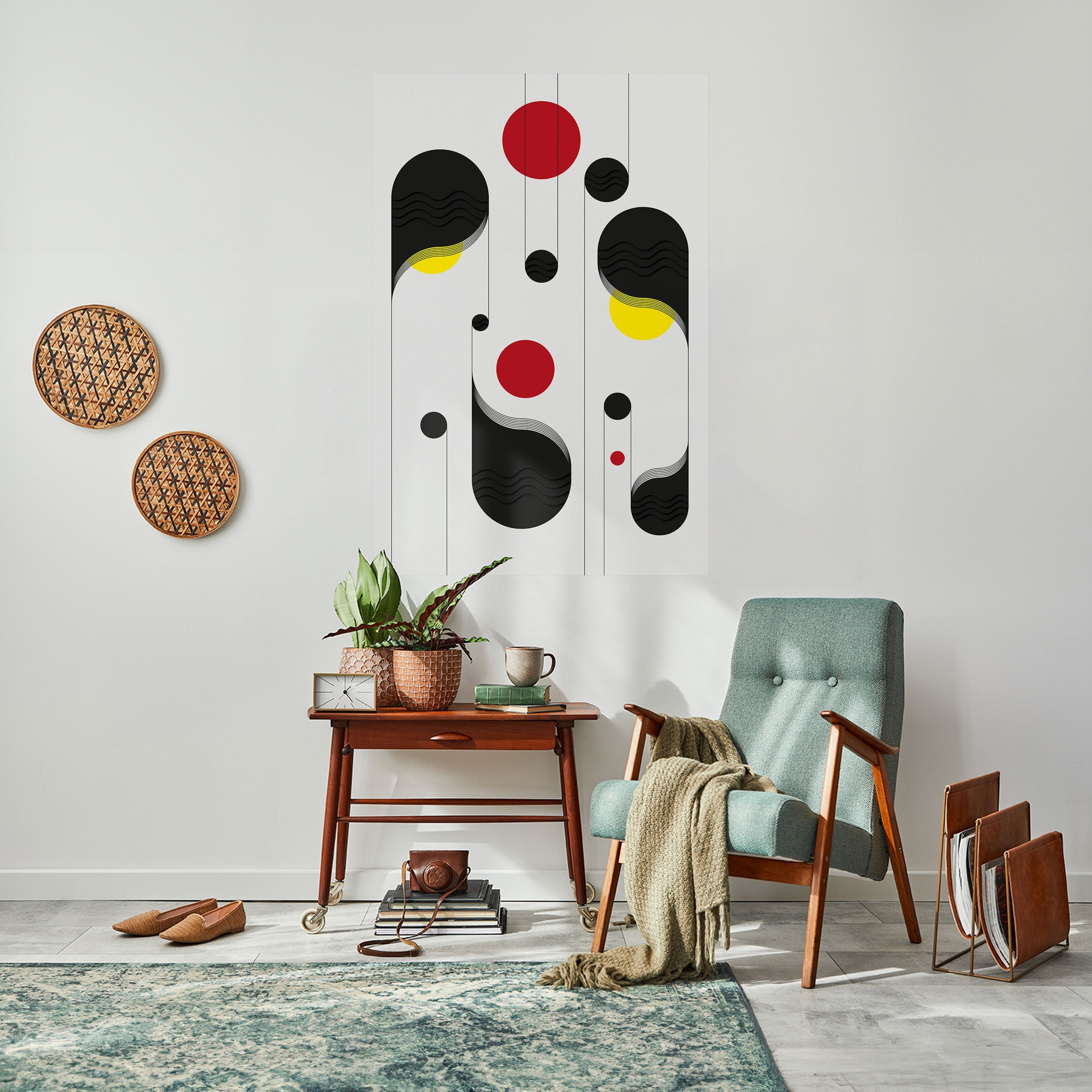 DOT-TO-DOT LULLABY Poster Vertical Autocolante