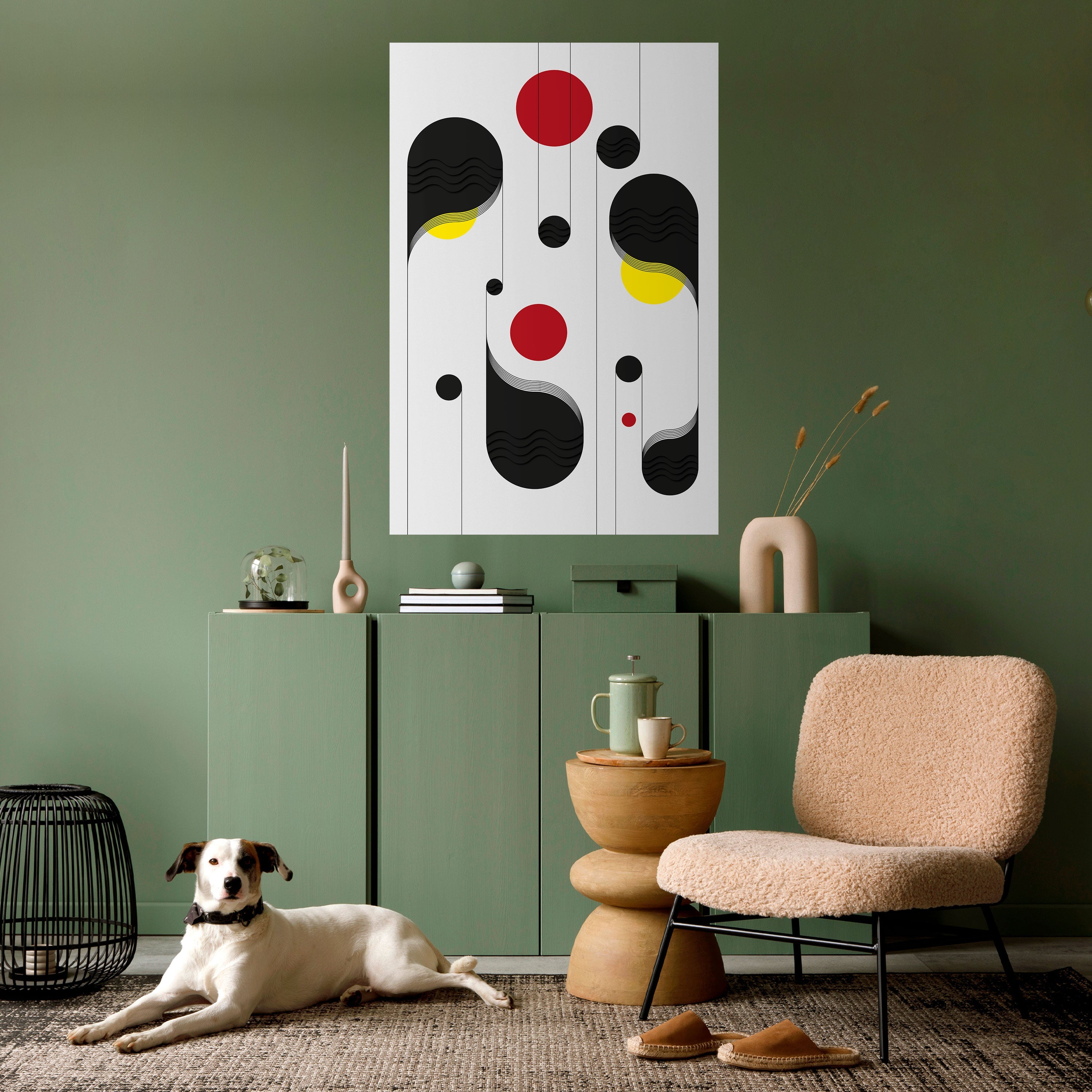 DOT-TO-DOT LULLABY Poster Vertical Autocolante