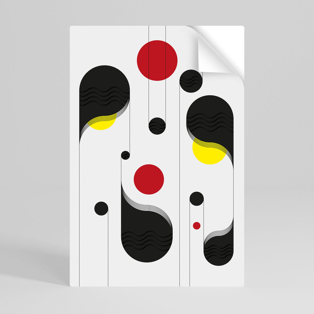 DOT-TO-DOT LULLABY Poster Vertical Autocolante