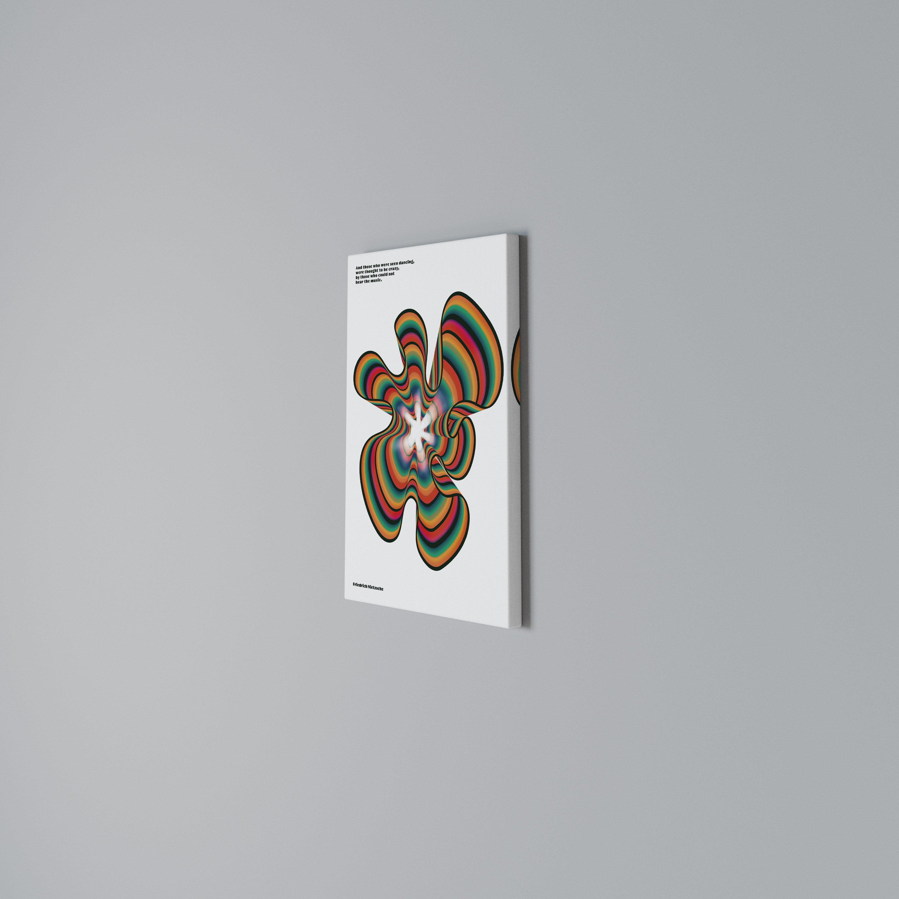 NOSTALGIC ECHOES [ENG] Vertical Canvas Print