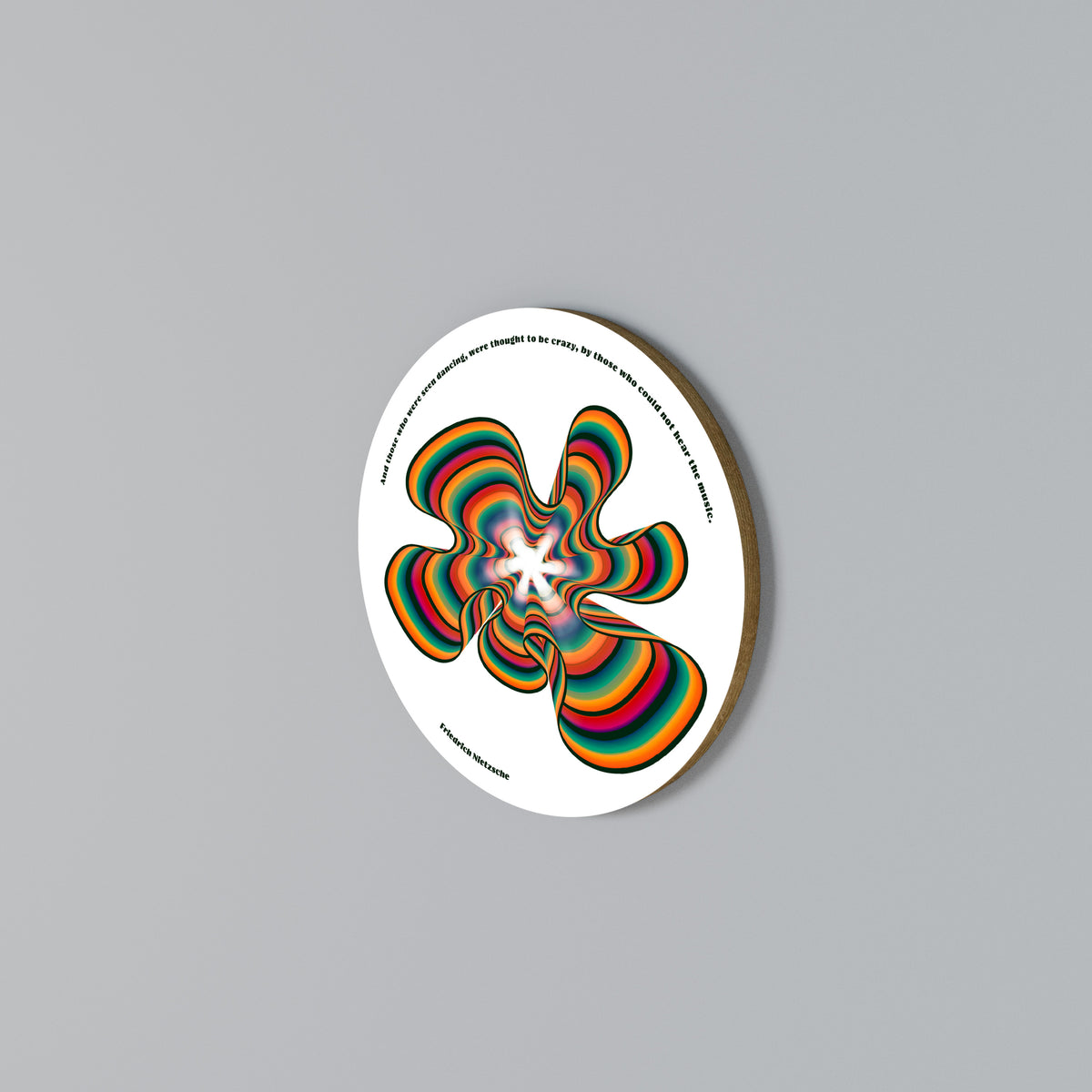 NOSTALGIC ECHOES [ENG] Round Wall Art