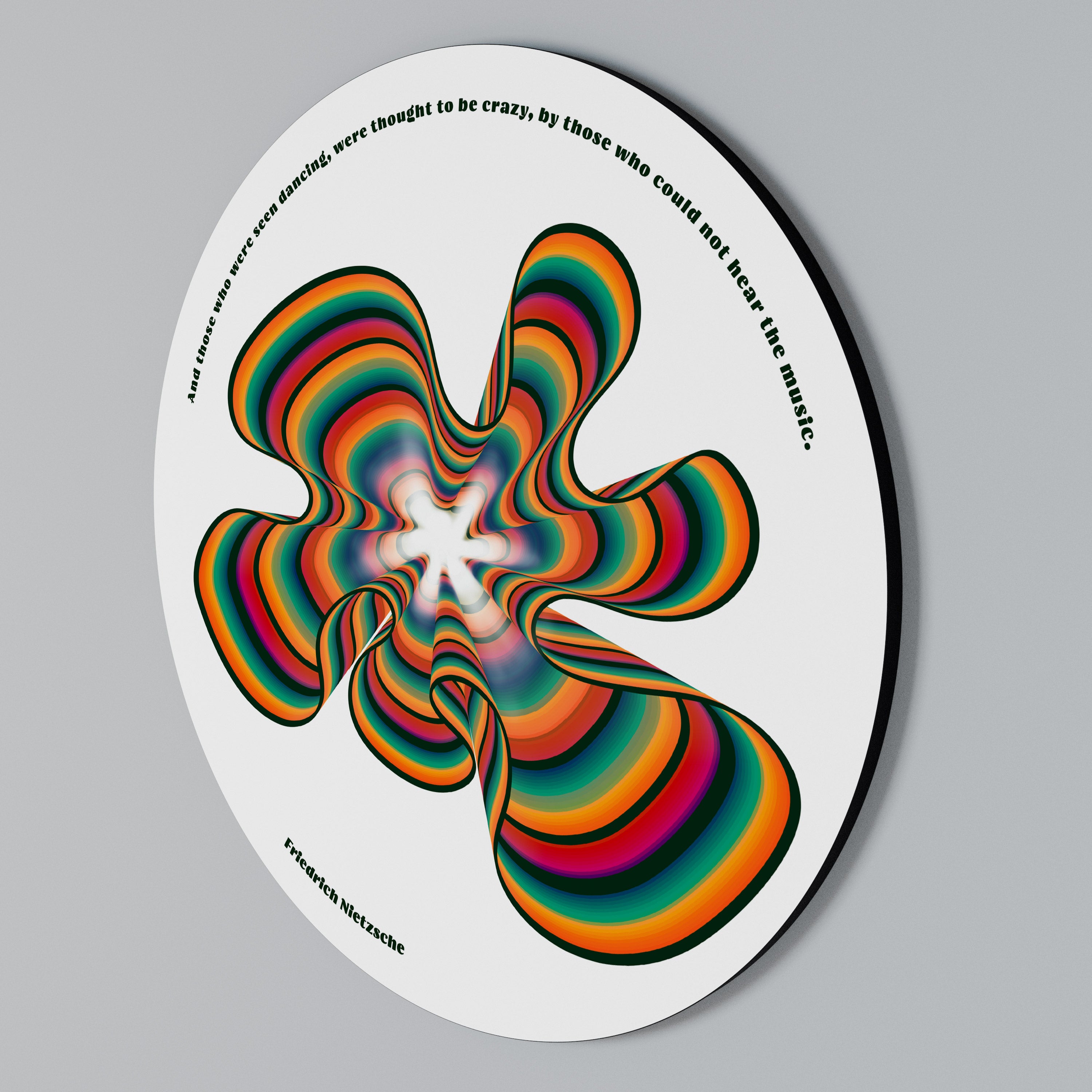 NOSTALGIC ECHOES [ENG] Arte de Parede Redonda