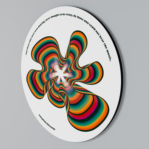 NOSTALGIC ECHOES [ENG] Round Wall Art