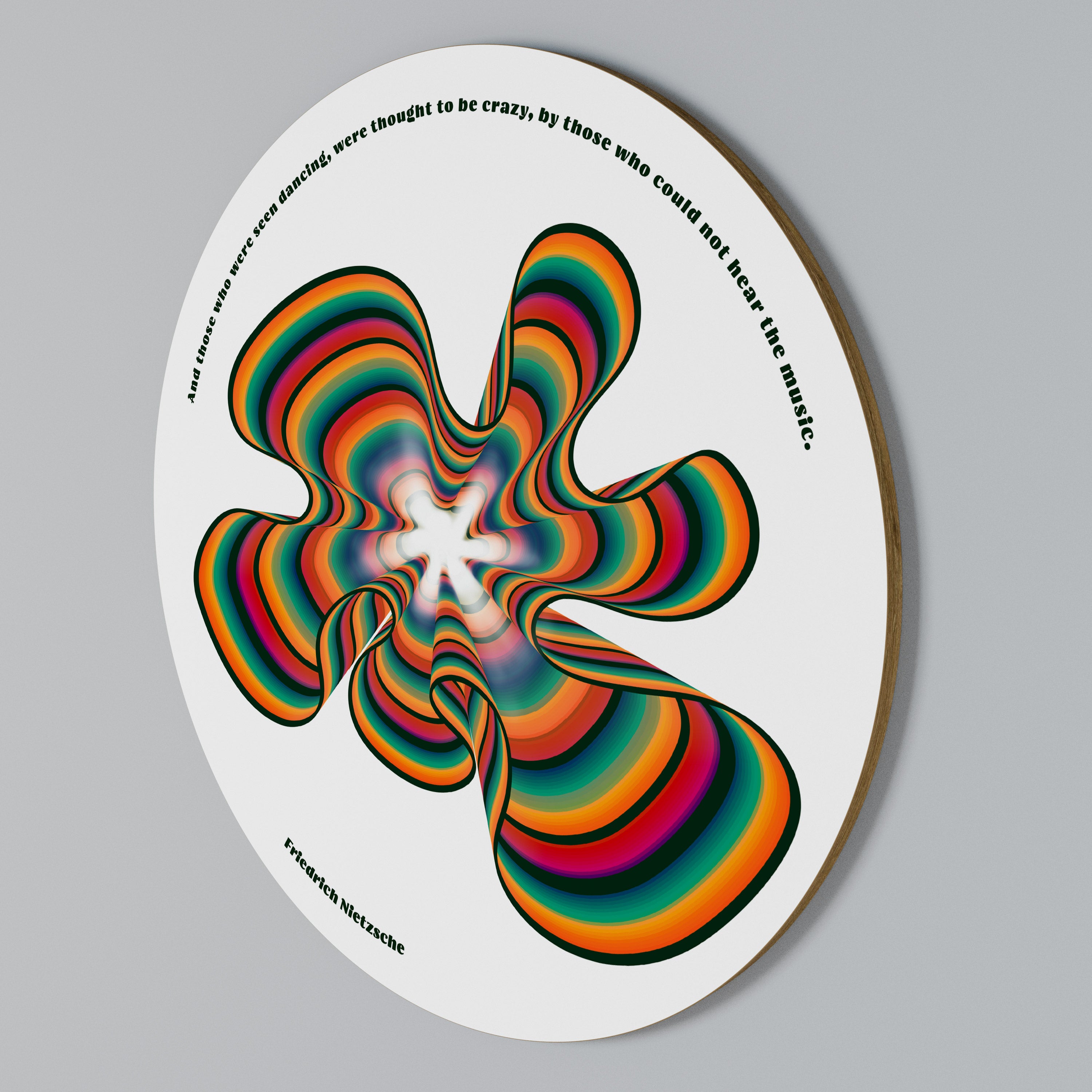 NOSTALGIC ECHOES [ENG] Arte de Parede Redonda