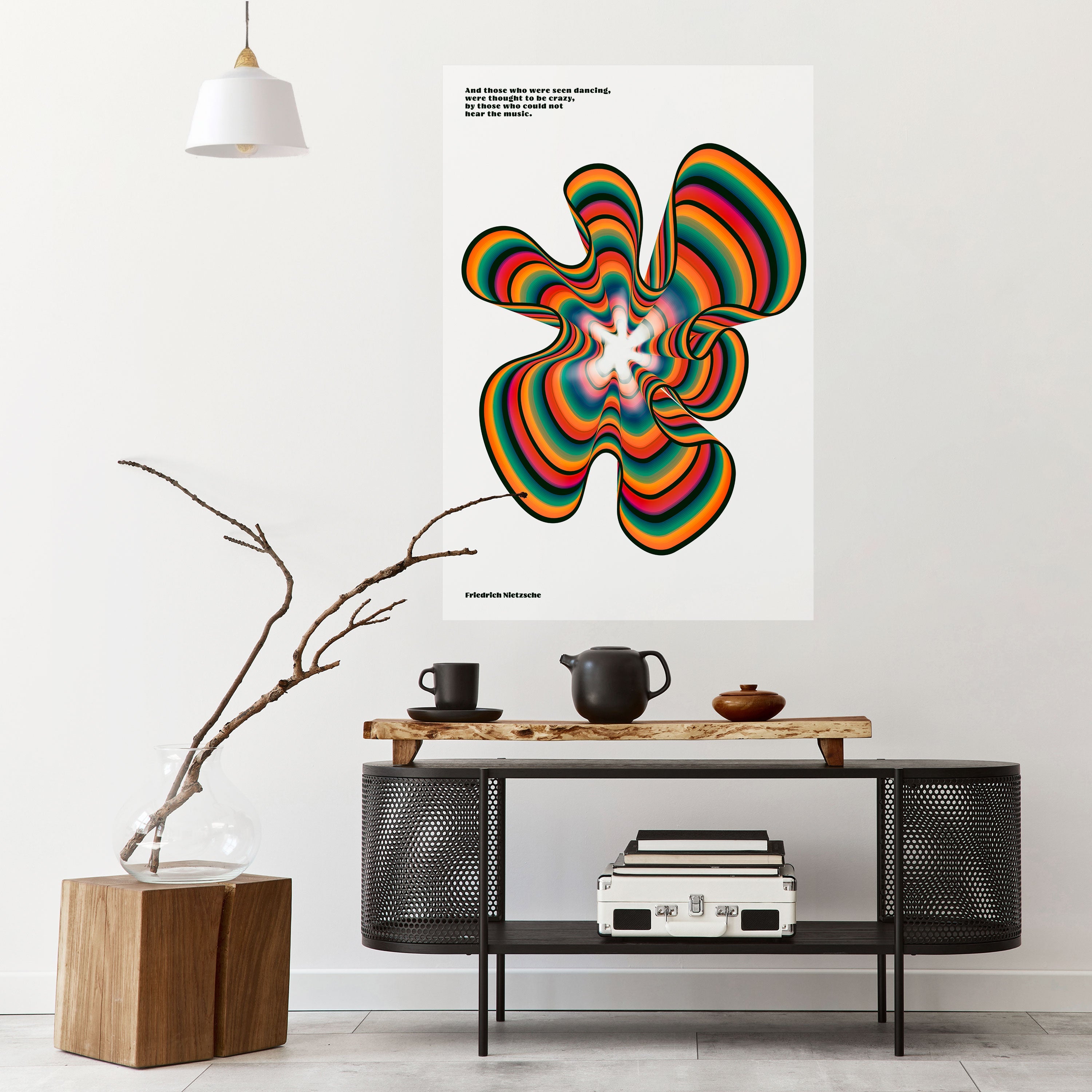 NOSTALGIC ECHOES [ENG] Poster Vertical Autocolante