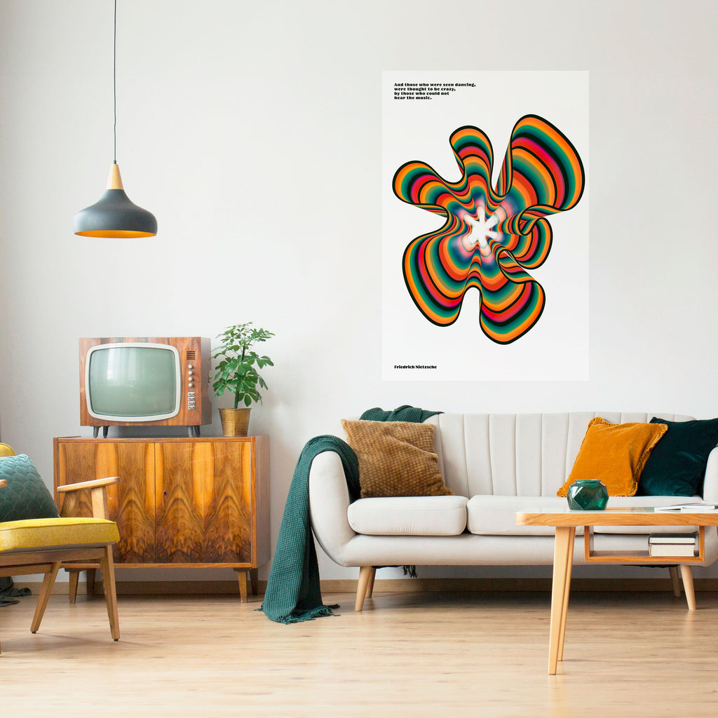 NOSTALGIC ECHOES [ENG] Poster Vertical Autocolante