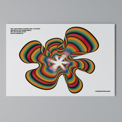 NOSTALGIC ECHOES [DE] Horizontal Canvas Print