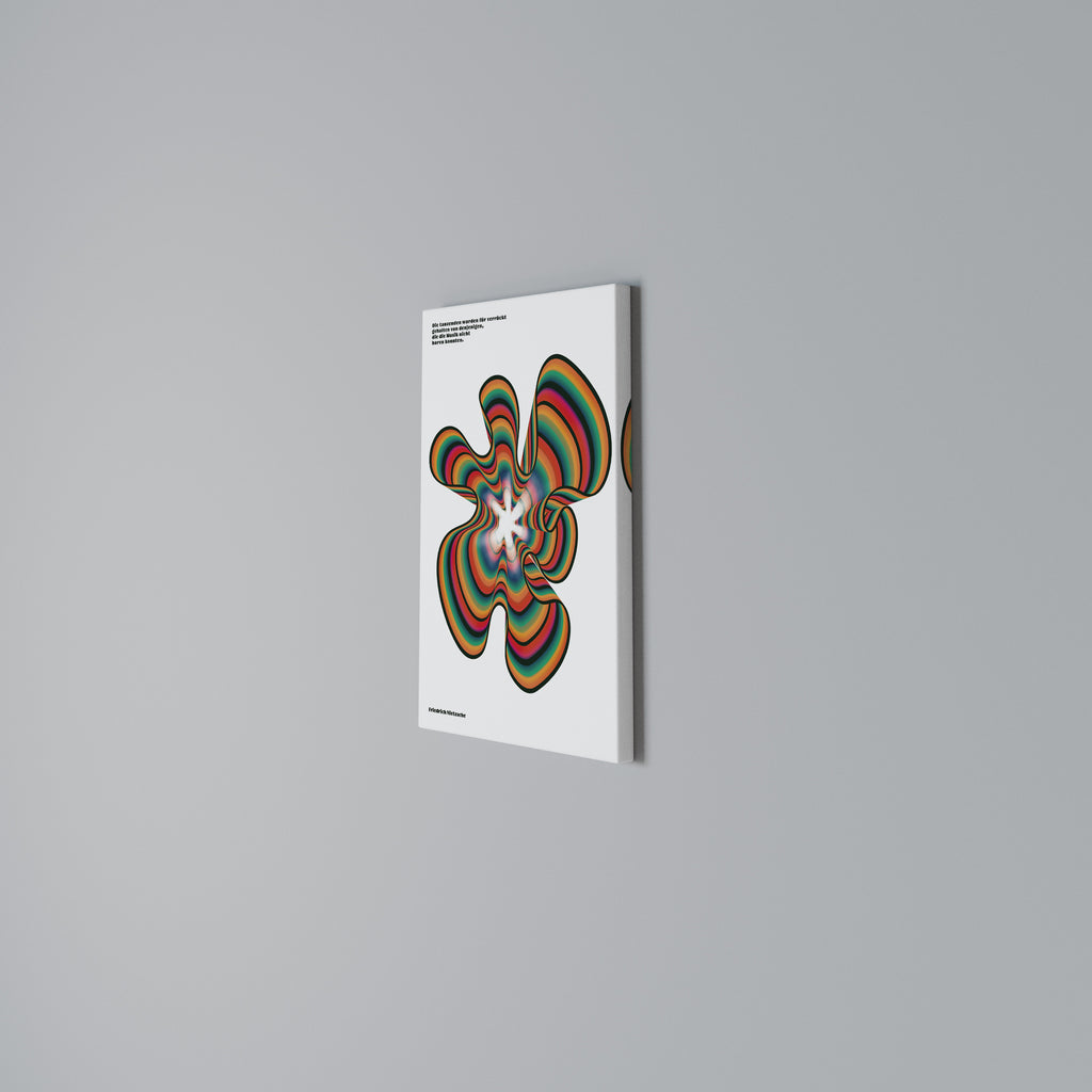 NOSTALGIC ECHOES [DE] Vertical Canvas Print