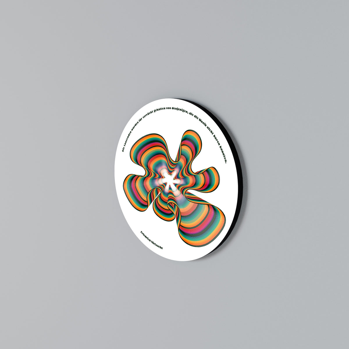 NOSTALGIC ECHOES [DE] Round Wall Art