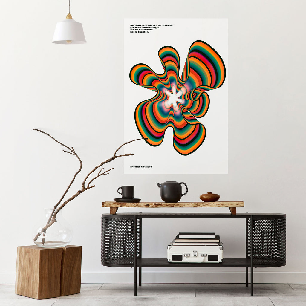 NOSTALGIC ECHOES [DE] Peel and Stick Vertical Poster