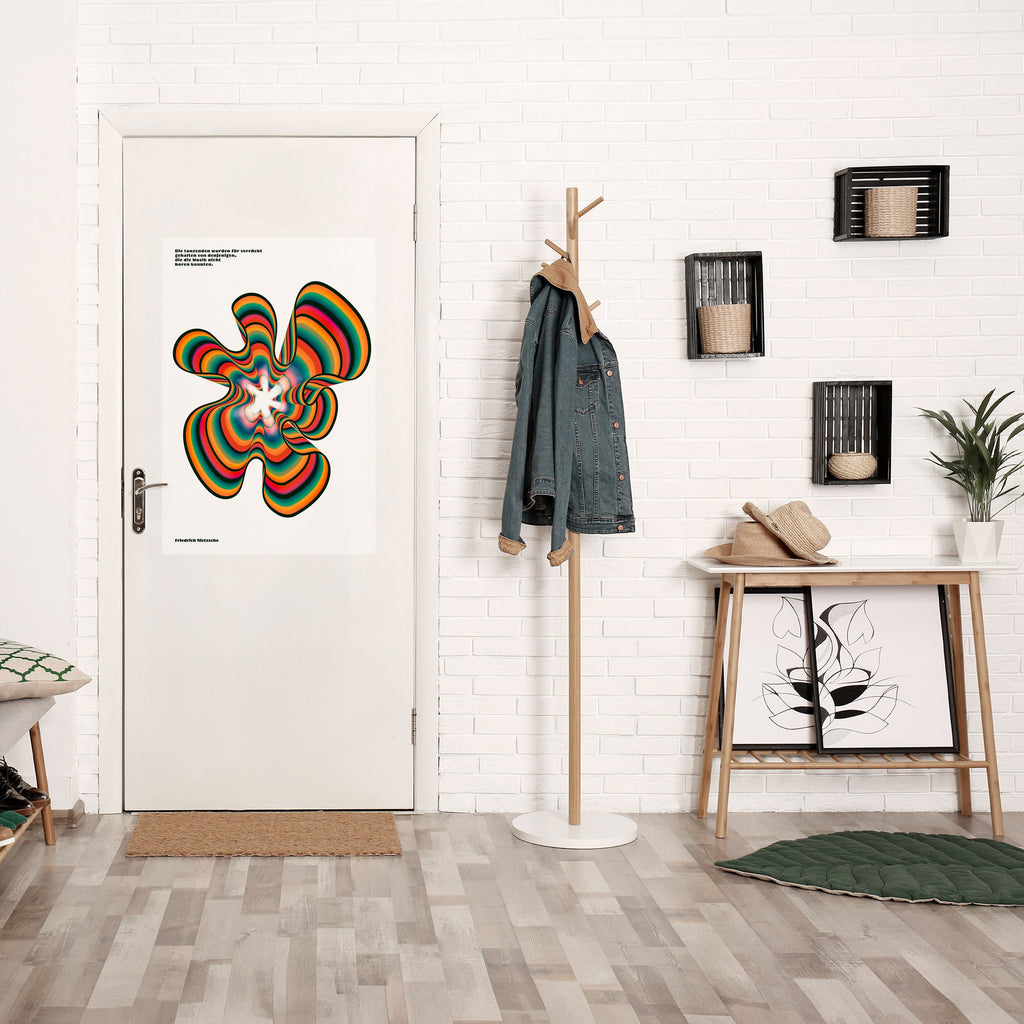 NOSTALGIC ECHOES [DE] Peel and Stick Vertical Poster