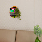 PHILIPS PATTERN Prateleira Oval Decorativa em Efeito Carvalho