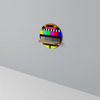 PHILIPS PATTERN Prateleira Redonda Decorativa em Efeito Carvalho