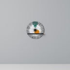 CHROMALINE CREATION Round Art Shelf In Black Finish