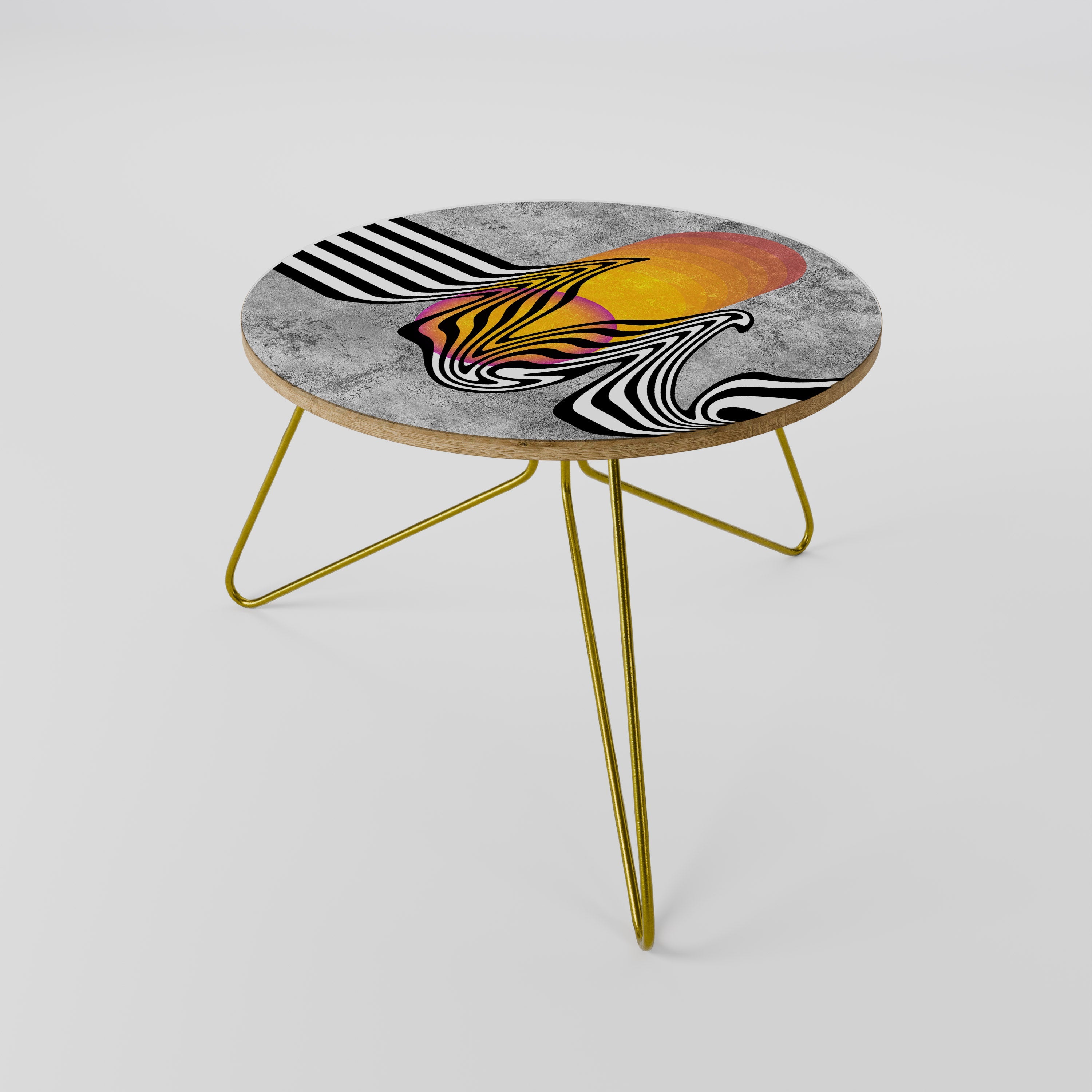 WHIMSICAL WAVES Mesa de Centro 60