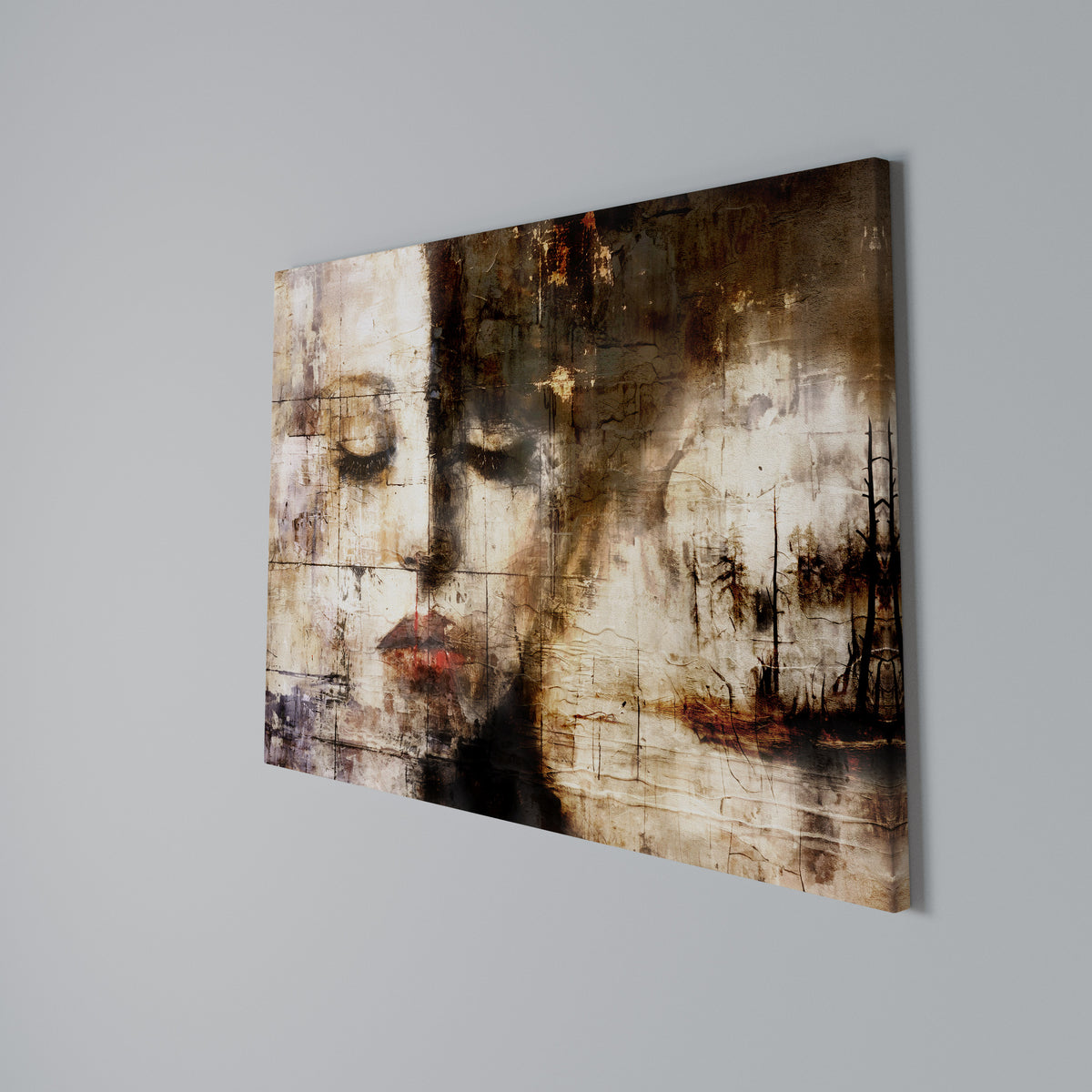 CAPTURED SERENITY Horizontal Canvas Print