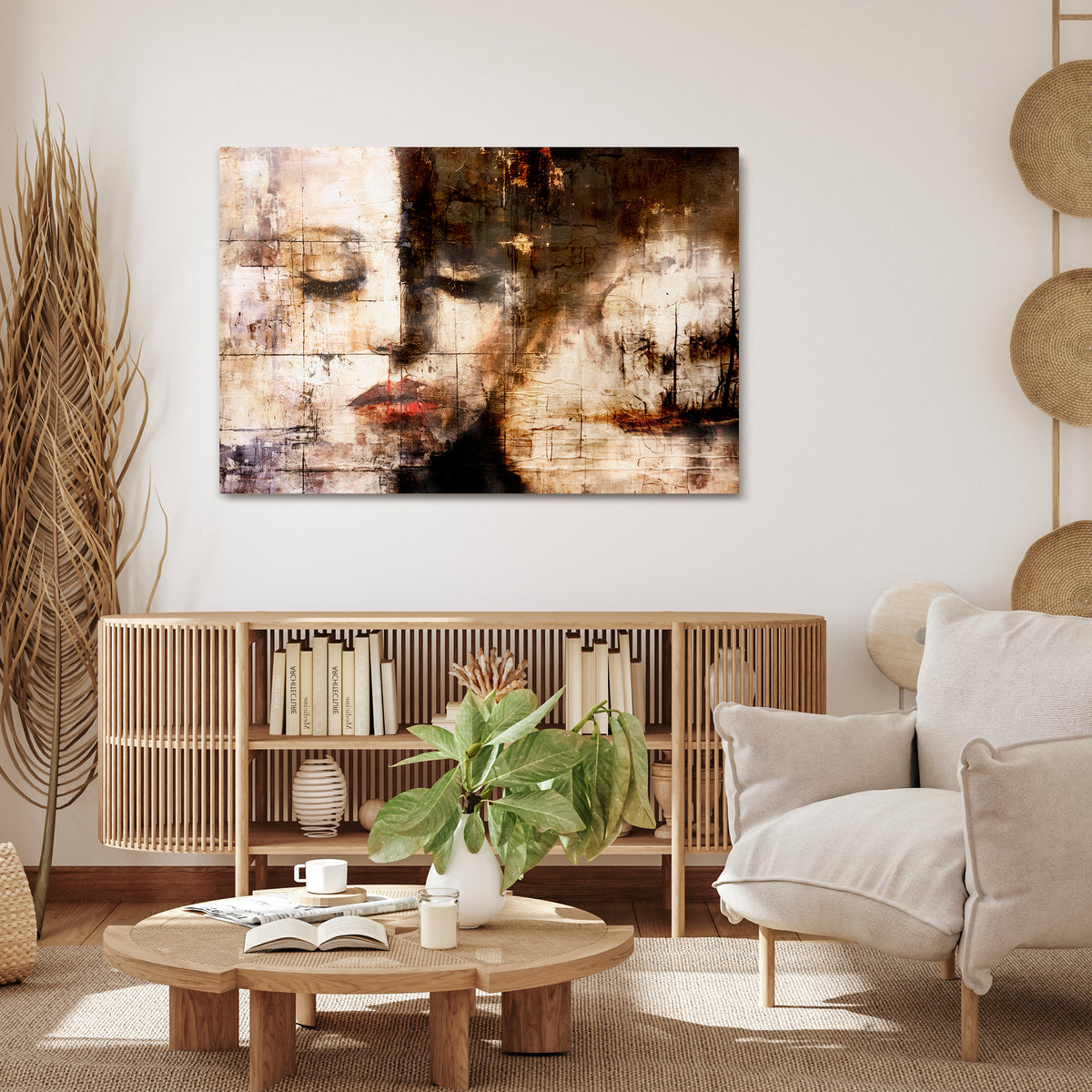 CAPTURED SERENITY Horizontal Canvas Print
