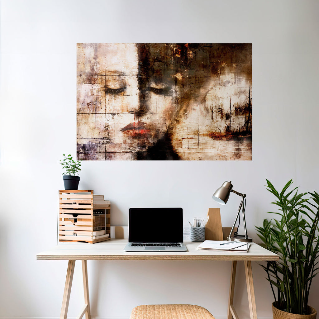 CAPTURED SERENITY Peel and Stick Horizontal Poster