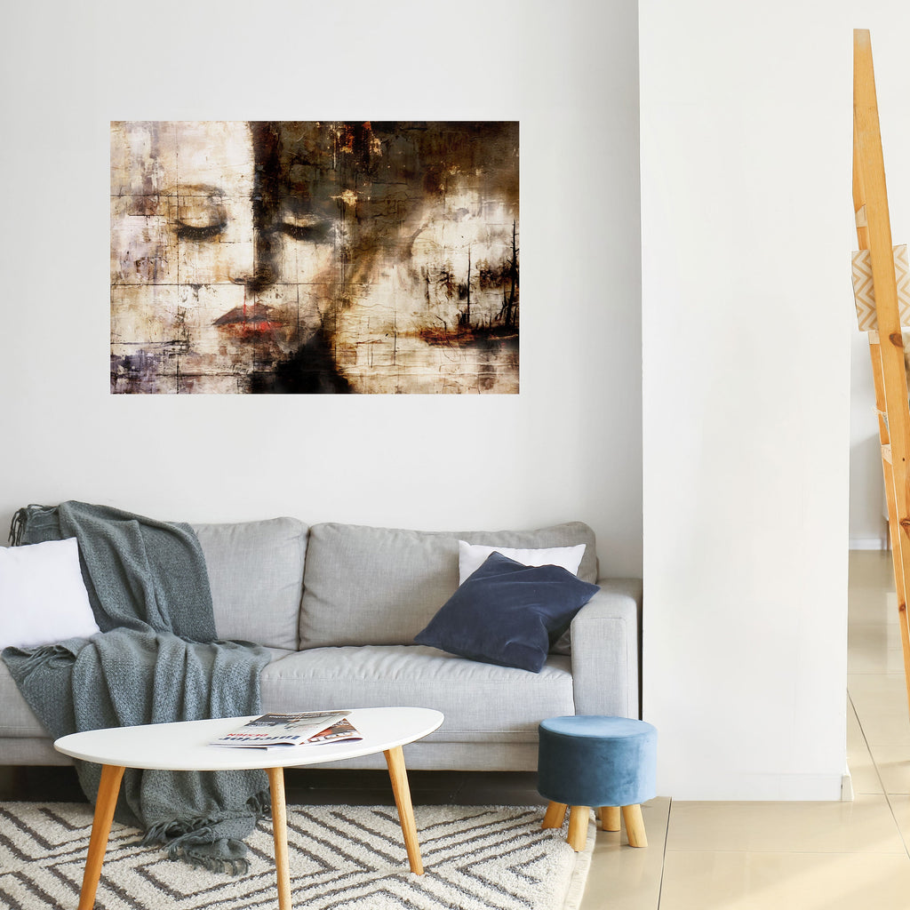 CAPTURED SERENITY Peel and Stick Horizontal Poster