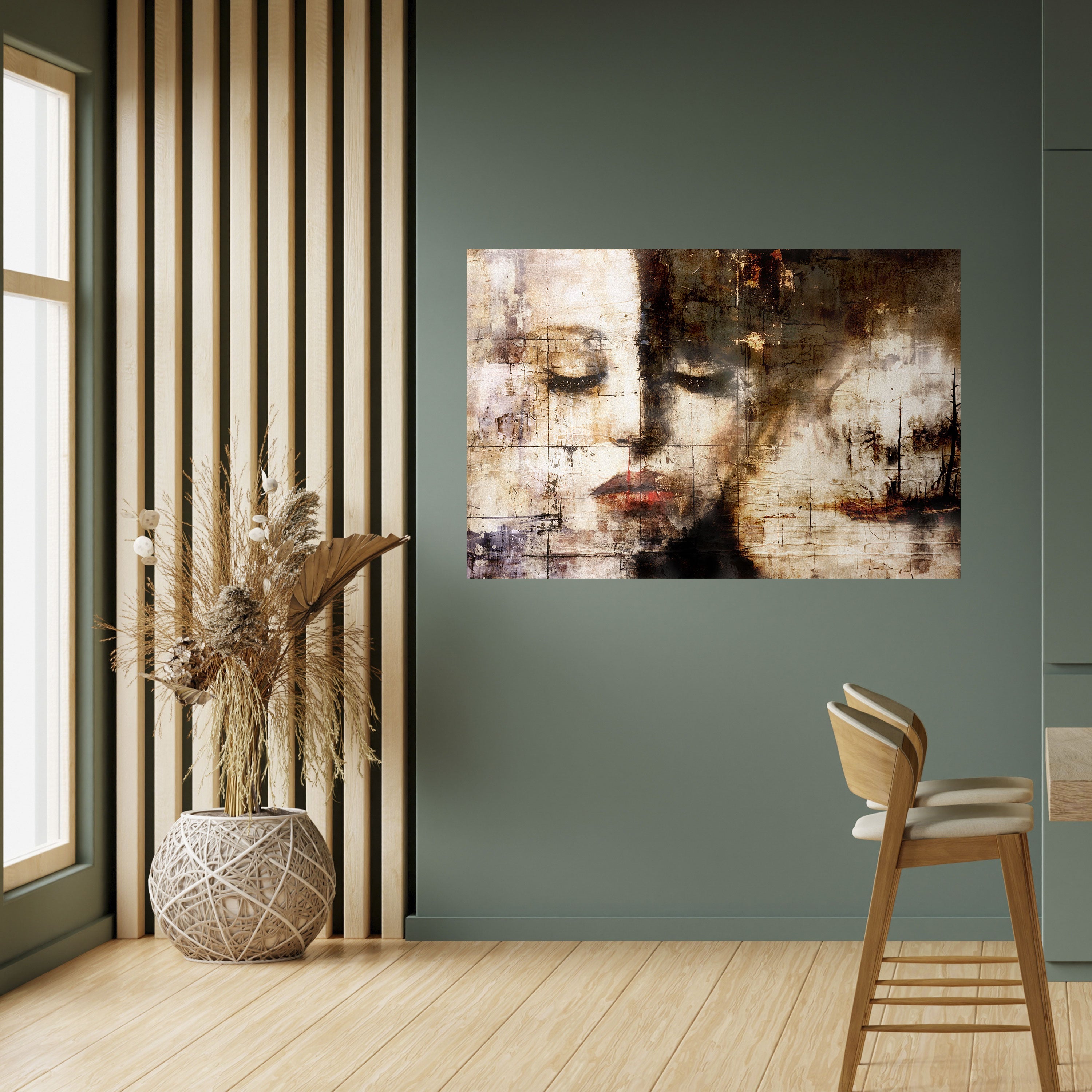 CAPTURED SERENITY Peel and Stick Horizontal Poster