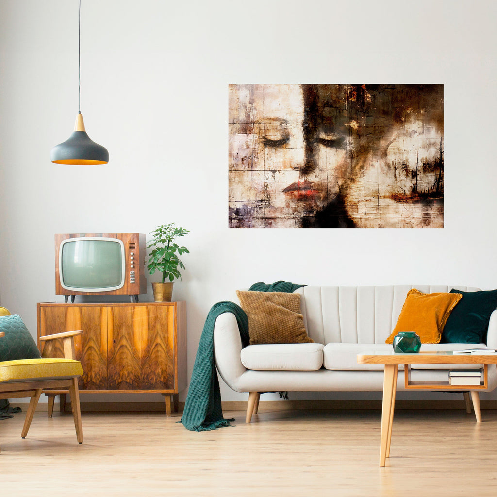 CAPTURED SERENITY Peel and Stick Horizontal Poster