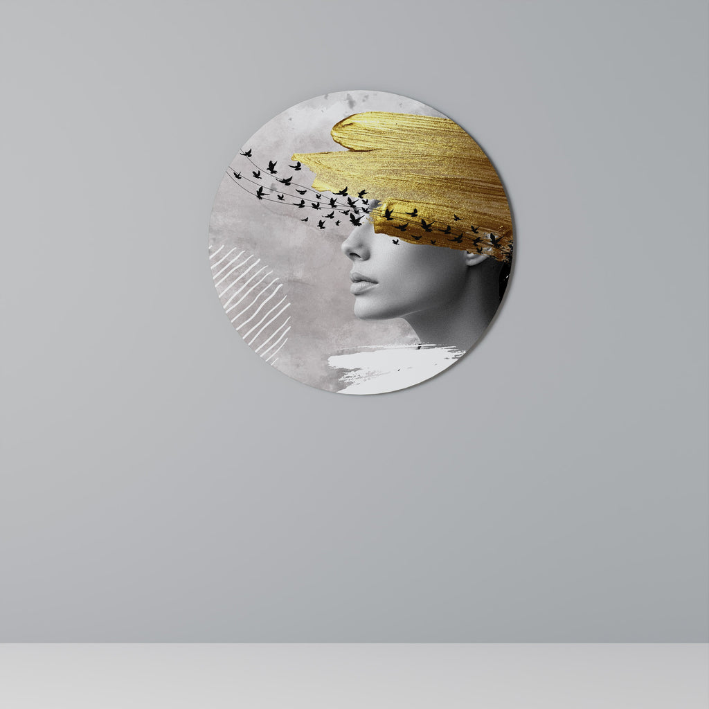 TREASURE THOUGHTS Round Wall Art