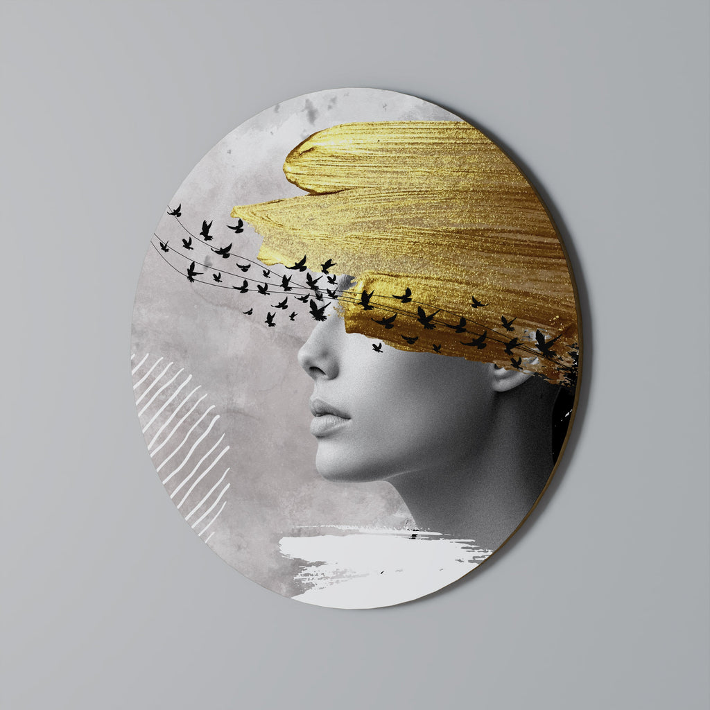 TREASURE THOUGHTS Round Wall Art