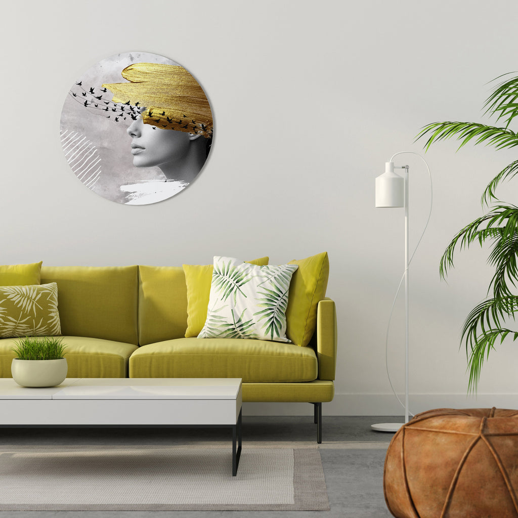 TREASURE THOUGHTS Round Wall Art