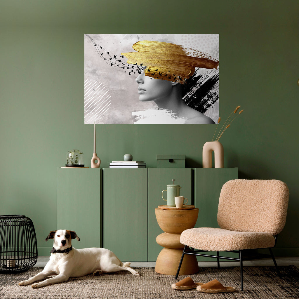 TREASURE THOUGHTS Peel and Stick Horizontal Poster