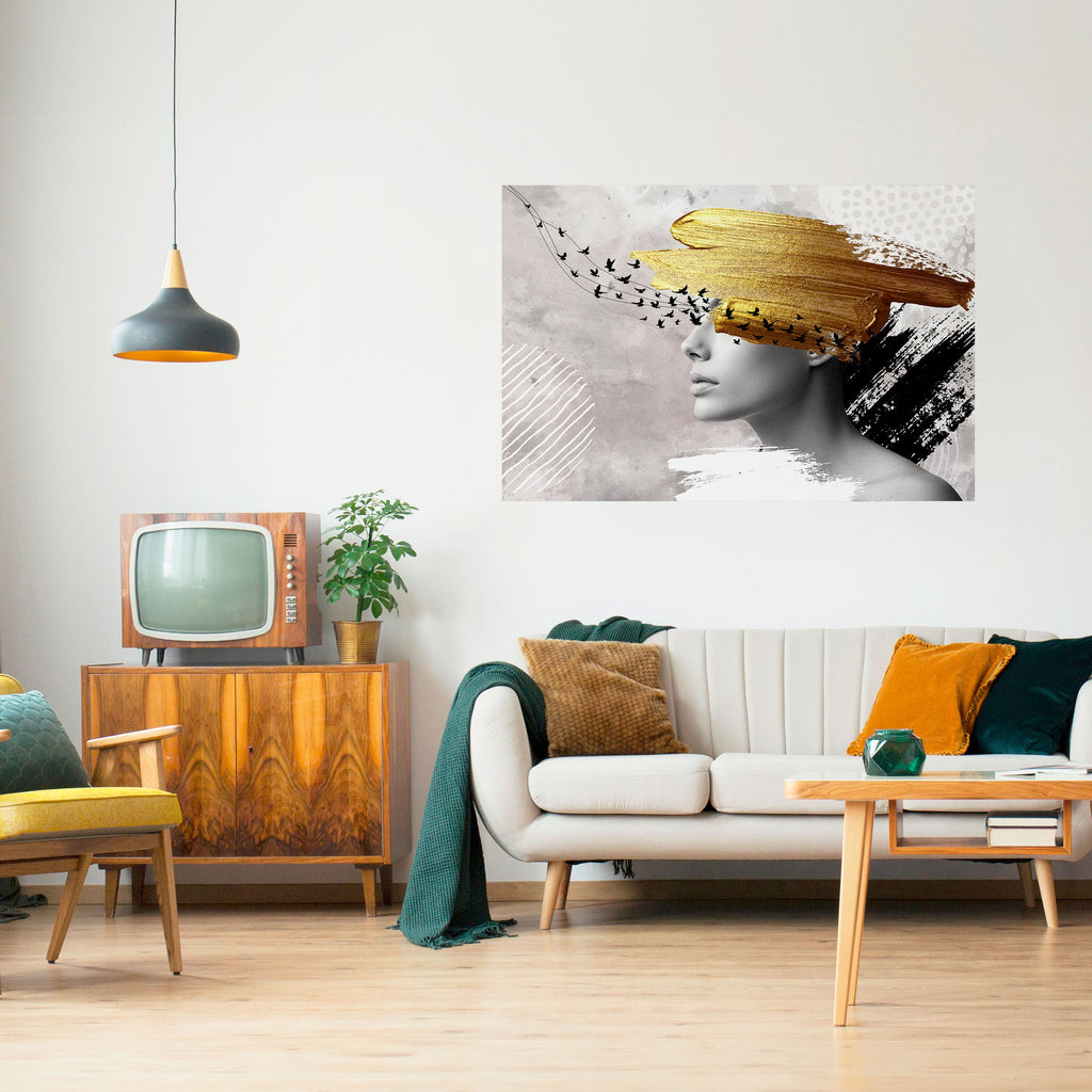 TREASURE THOUGHTS Peel and Stick Horizontal Poster