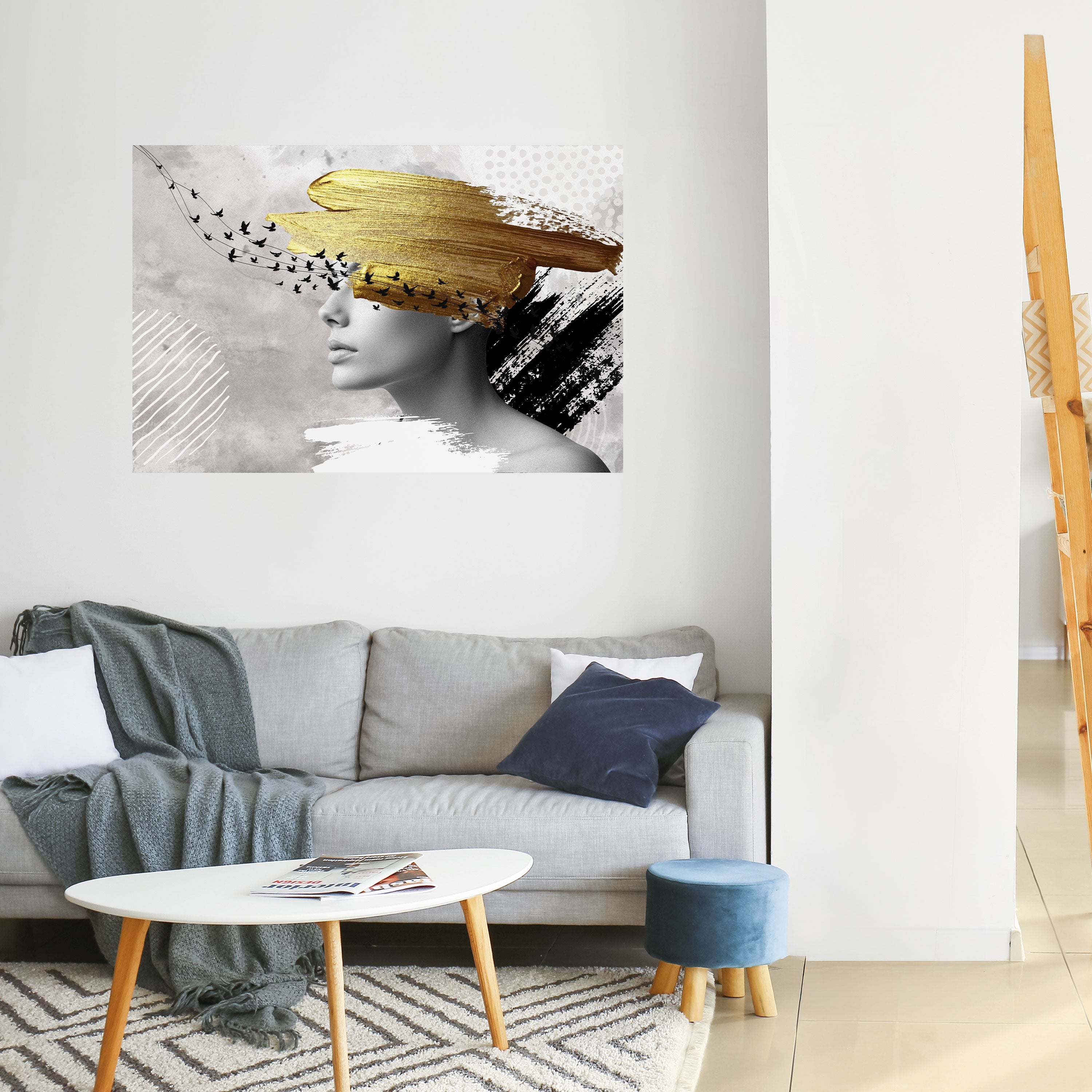 TREASURE THOUGHTS Peel and Stick Horizontal Poster