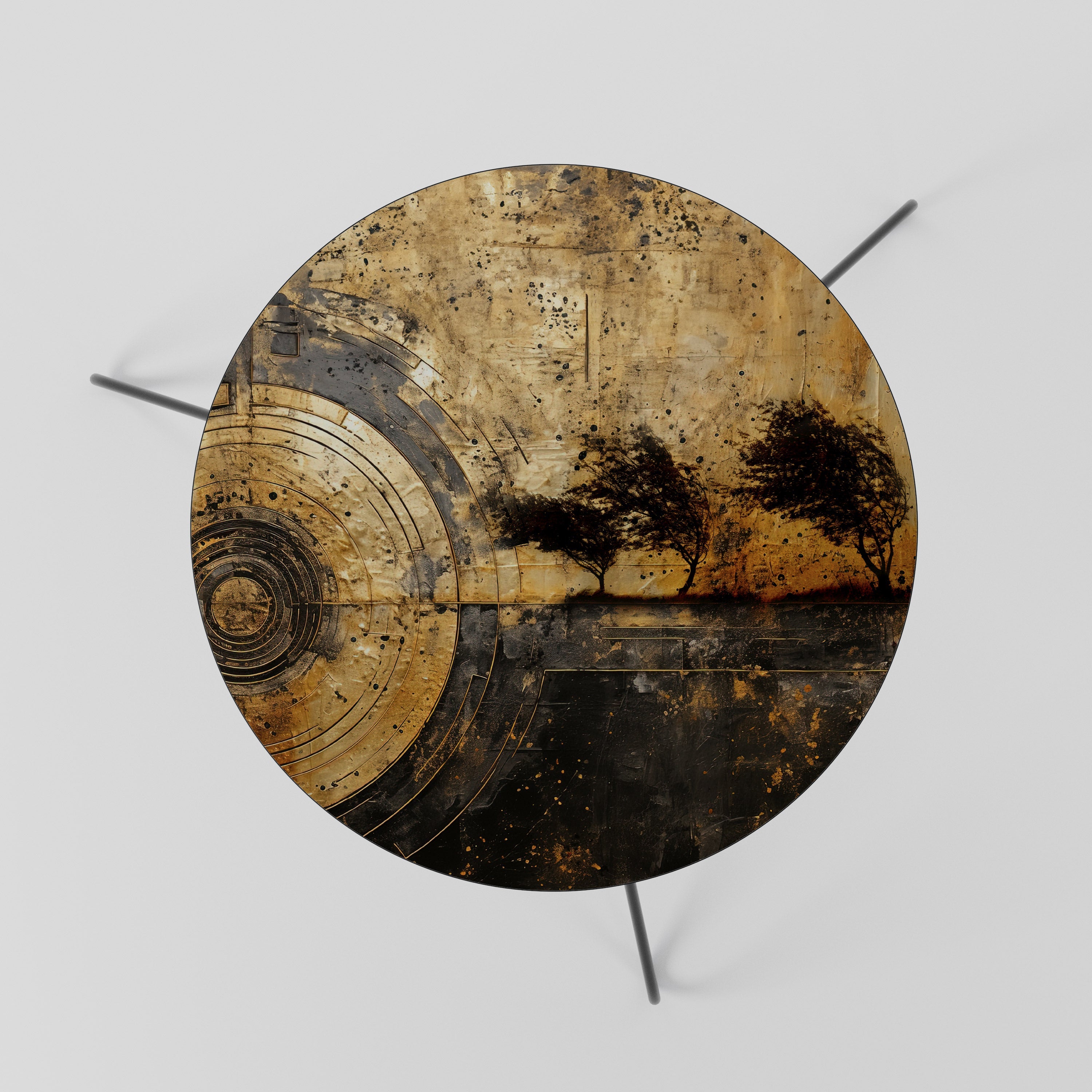 COPPERY EARTHQUAKE Mesa de Centro 60