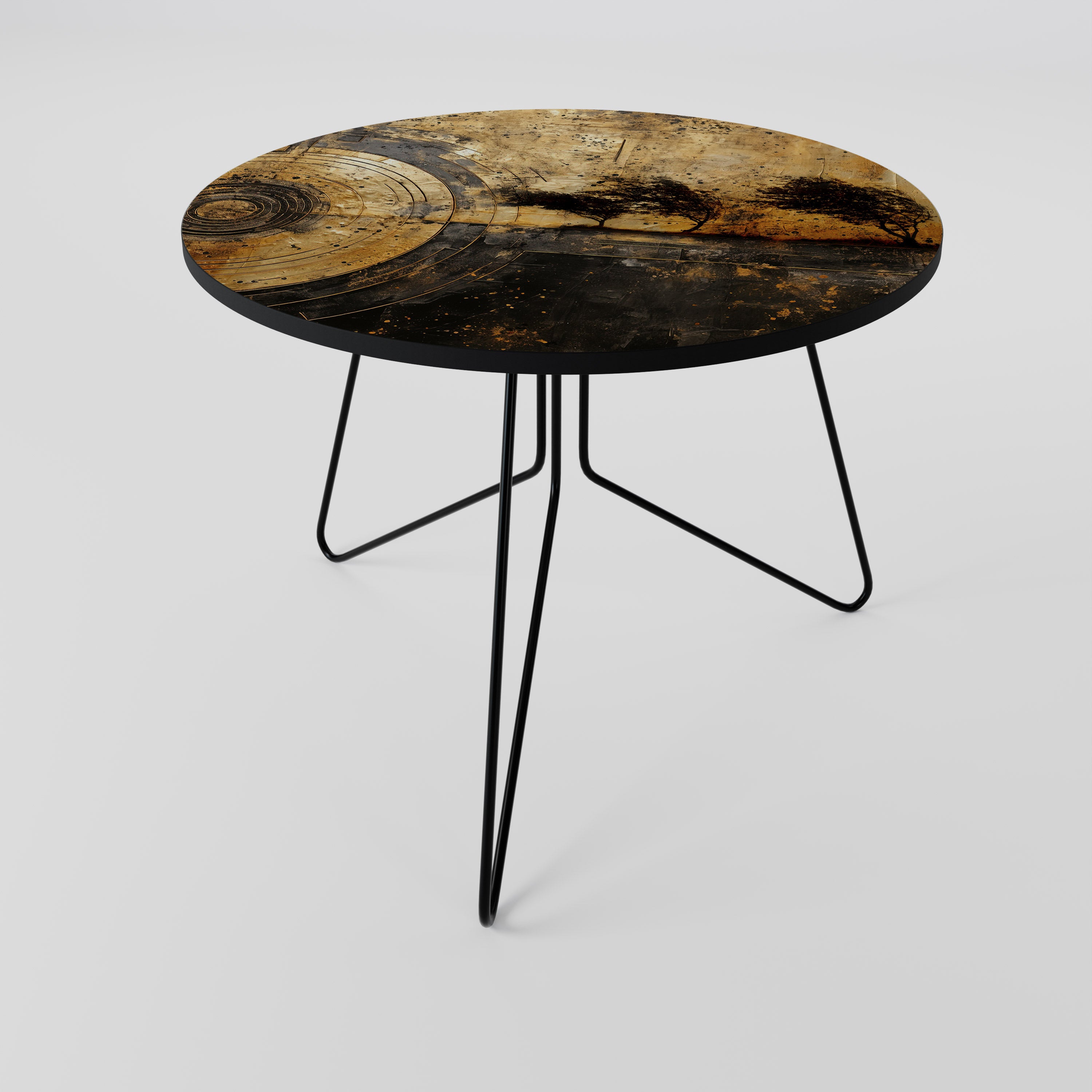 COPPERY EARTHQUAKE Coffee Table
