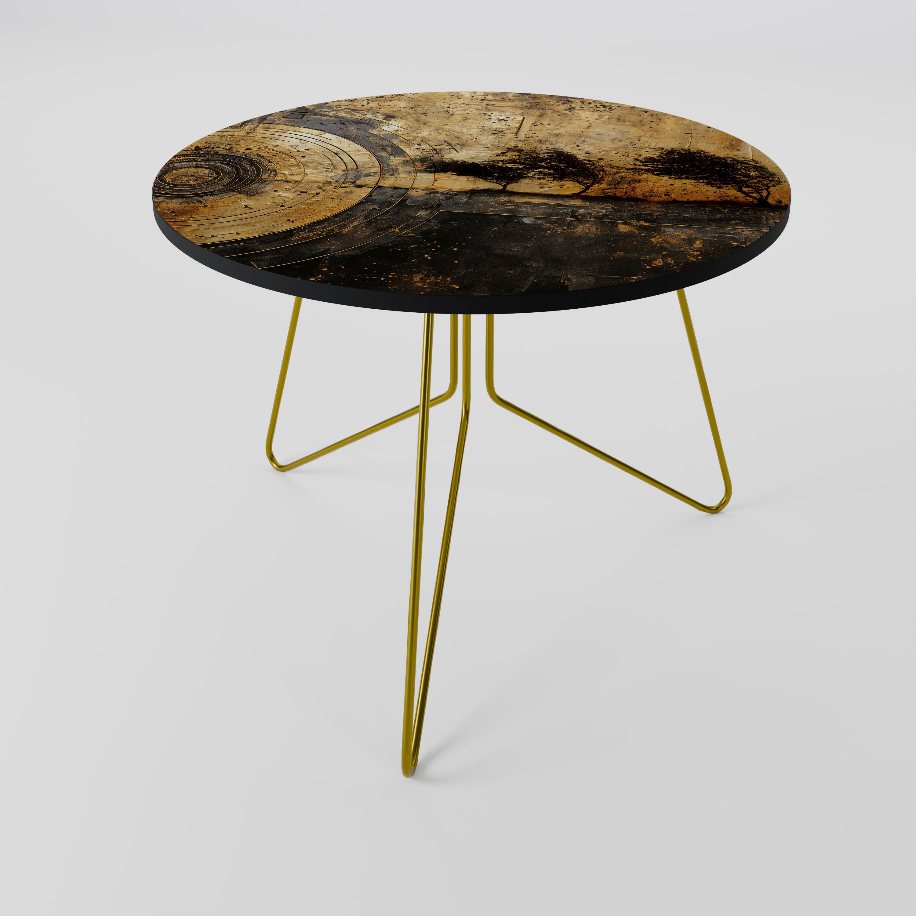 COPPERY EARTHQUAKE Coffee Table
