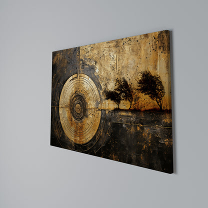 COPPERY EARTHQUAKE Horizontal Canvas Print
