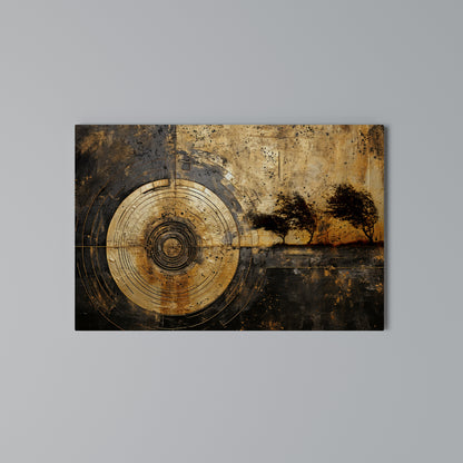 COPPERY EARTHQUAKE Horizontal Canvas Print
