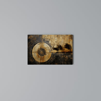 COPPERY EARTHQUAKE Horizontal Canvas Print