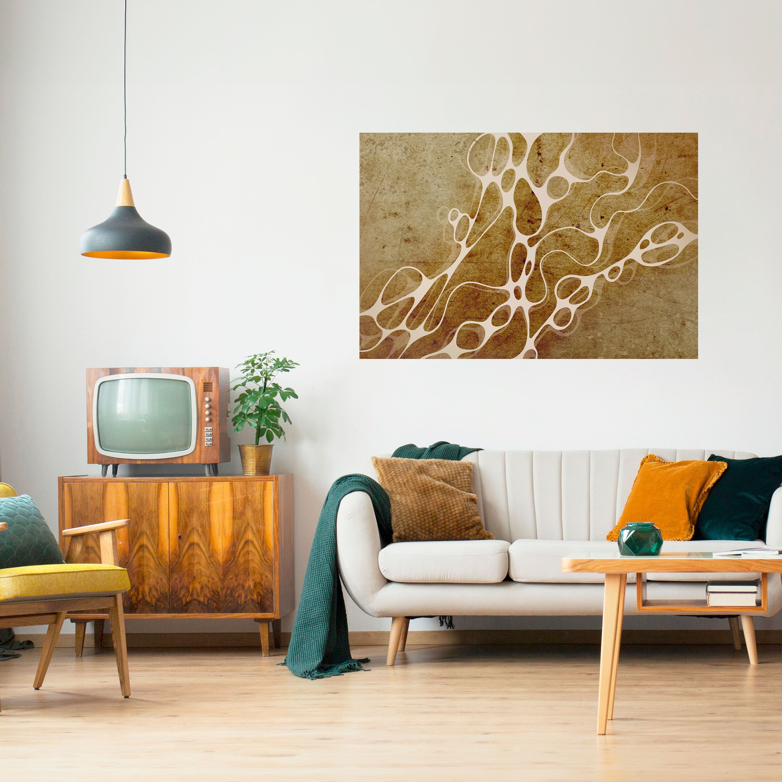 ARCANE ARRAY Peel and Stick Horizontal Poster