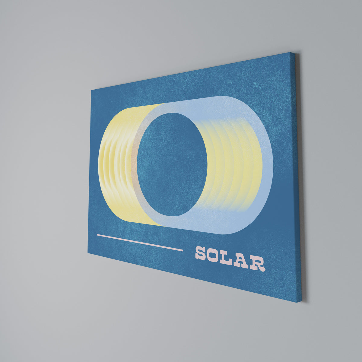 SOLAR APERTURE Horizontal Canvas Print